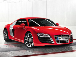 Audi R8 vista lateral