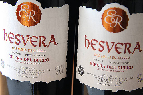 Vino Hesvera Ribera del Duero